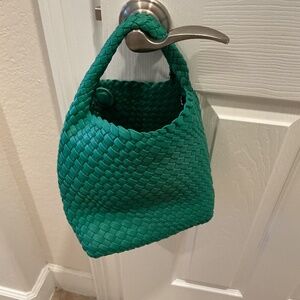 Emerald green purse